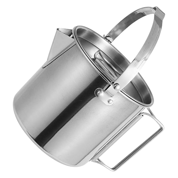 OATIPHO Portable Camping Kettle With Polished Surface For Outdoor Use 1Set