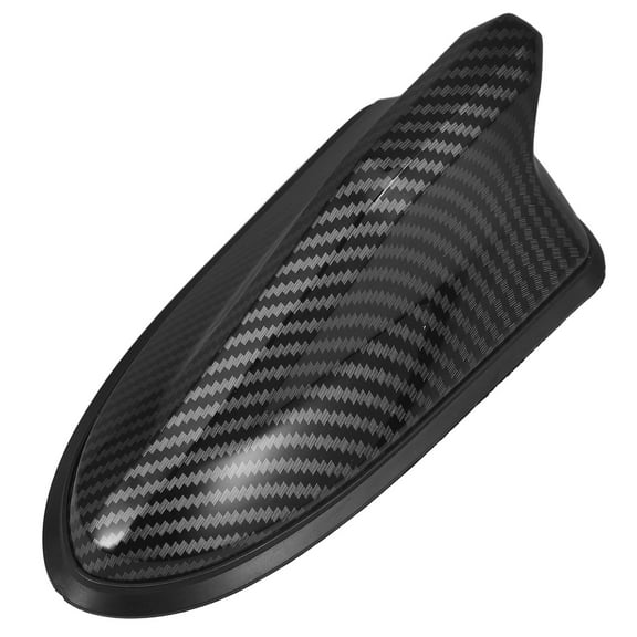 MUSEYA Waterproof Car Roof Antenna Cover Decoration fin Black Carbon Fiber 1Pcs