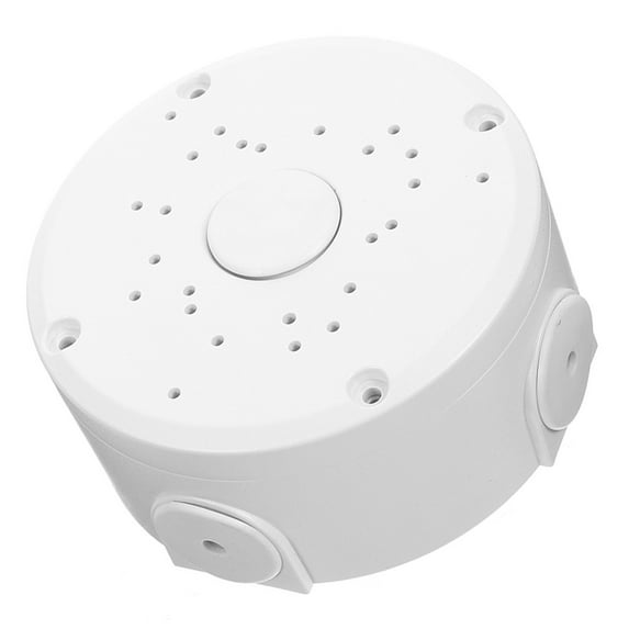 OATIPHO Weatherproof Plastic Junction Box for Security Monitor Wiring Ceiling Mount White Electrical Box