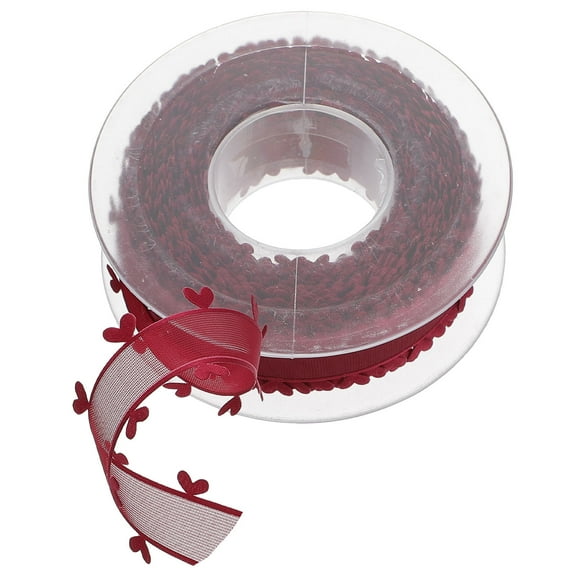 MUSEYA Wedding Maroon Ribbons Decorative Ribbon Red 1Pcs for Party Decoration