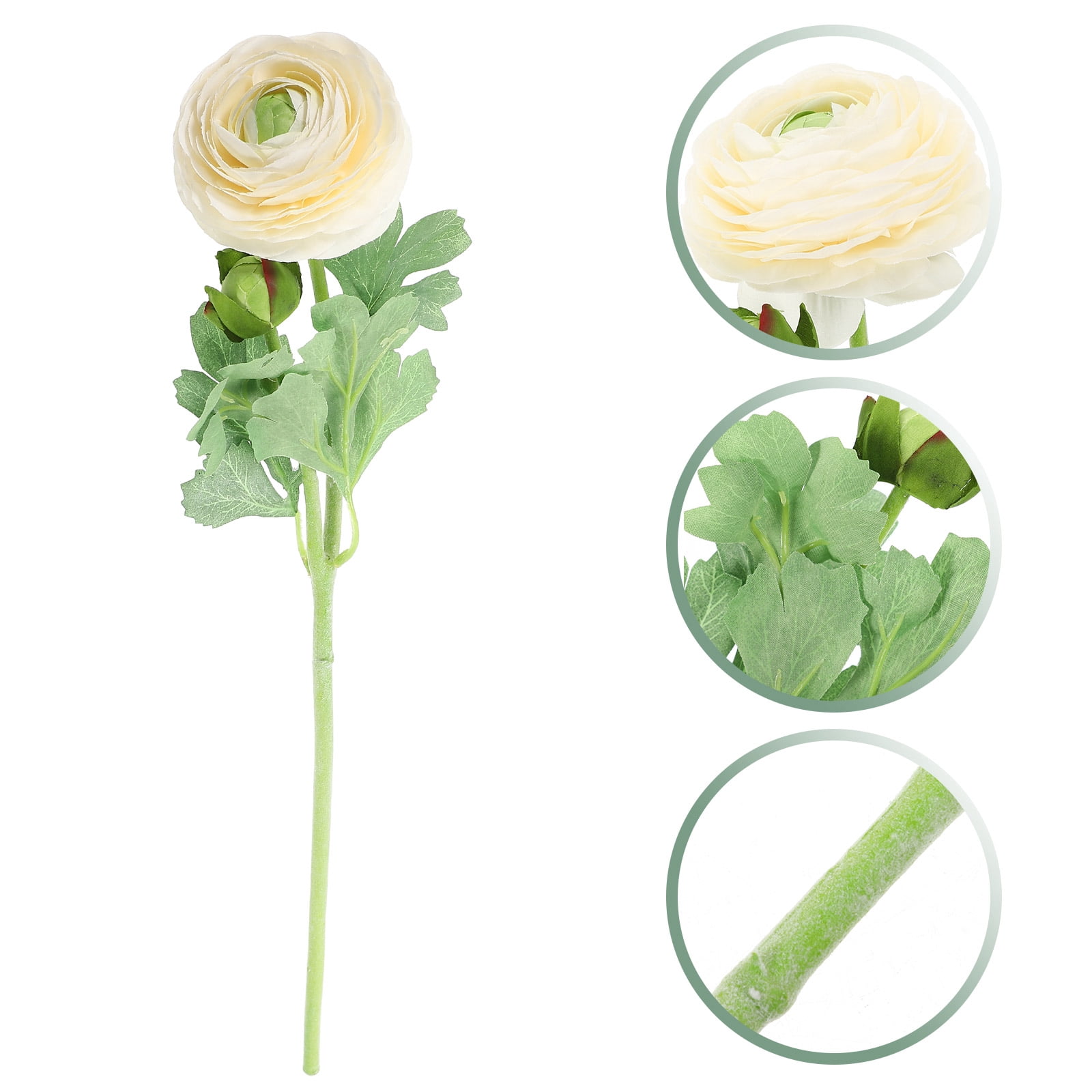 MUSEYA Wedding Scene Flower Arrangement Rose Faux Floral Stems Home ...