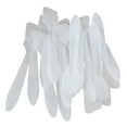 thumbnail image 1 of MUSEYA White Plastic Makeup Spatula Tool for Mask Use 150PCS Comfortable GripSpoons for Mixing Sampling Facial Cream Lotions, 1 of 8