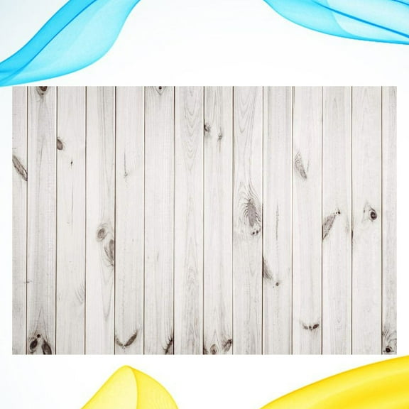 OATIPHO Photography Fabric Backdrop White Wood Grain Printing for Work Room Decoration