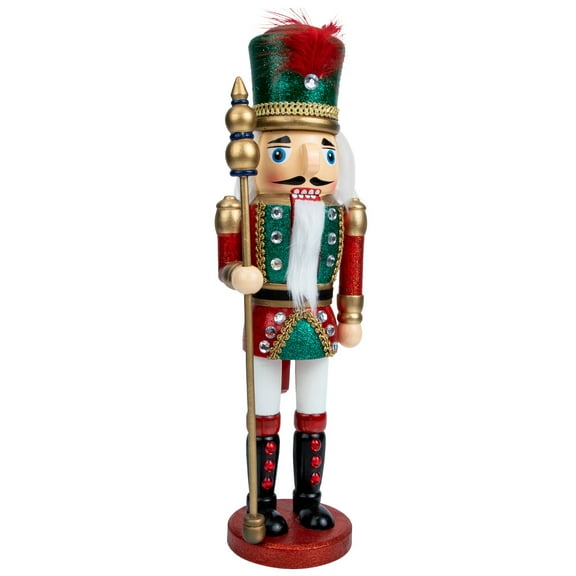 MUSEYA Wooden Nutcracker Decor for Christmas Home Decor Multi Color Craft Beautiful Tabletop Adornment