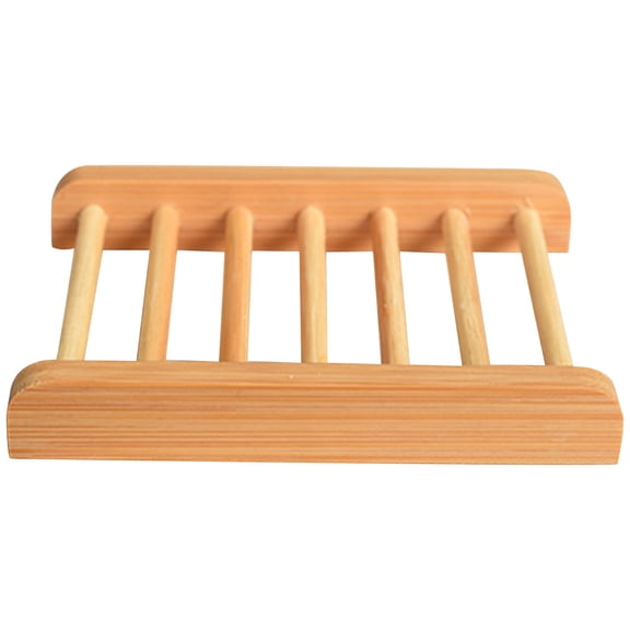OATIPHO Wood Soap Rack Natural Wood Soap Dish for Drying 1Pcs