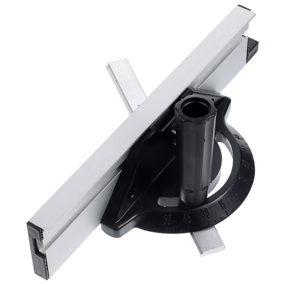 OATIPHO Push Block Angle Gauge Aluminum Alloy for Woodworking Precision Miter Ruler