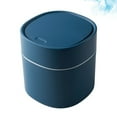 thumbnail image 1 of MUSEYA blue small trash can for car waste container PP Trash Storage for Vehicle Use 1Pcs, 1 of 8