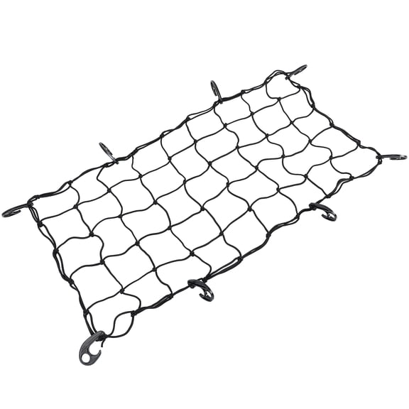 OATIPHO Luggage Net for Camper Trolley with Thick Elastic Bungee Webbing in Black