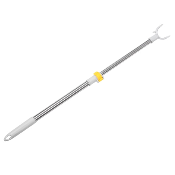 MUSEYA Stainless Steel Extendable Closet Rod for Clothes Hanging Lock