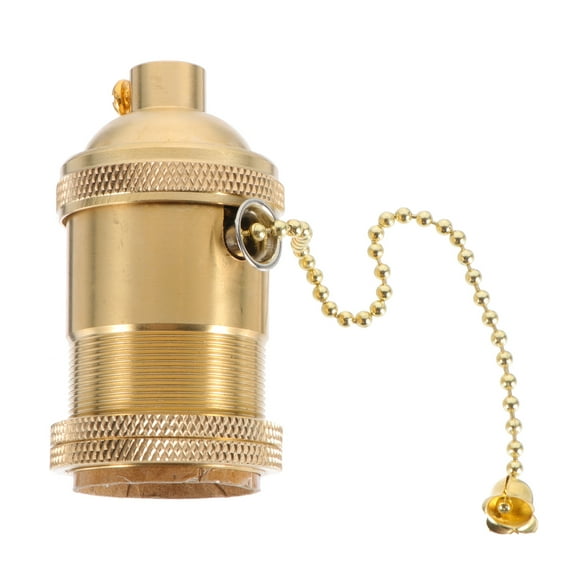 OATIPHO Copper Vintage E27 Lamp Holder with Golden Finish for Home Bar Coffee Shop Lighting