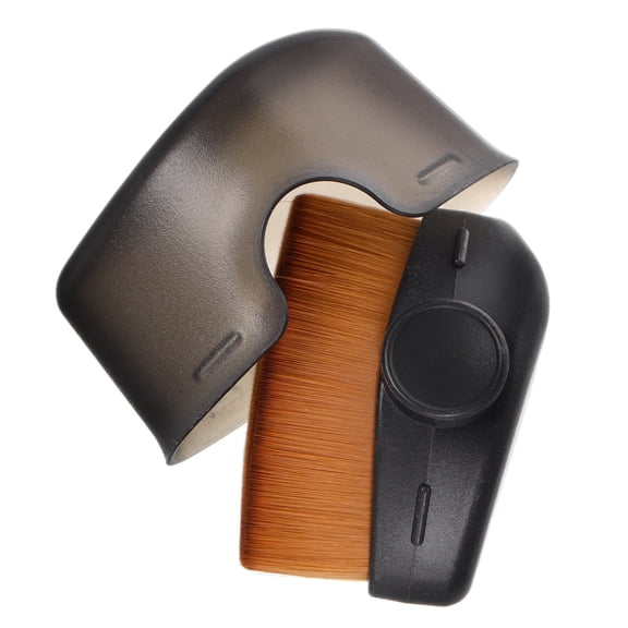 OATIPHO High Density Black Foundation Brush with Protective Cover for Smooth Liquid Makeup