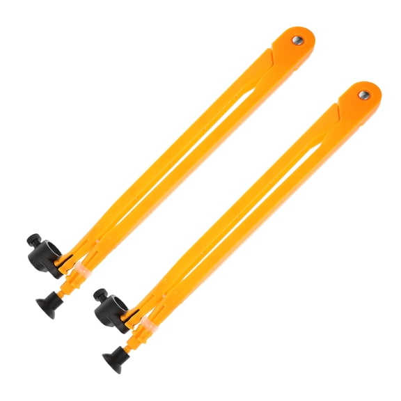OATIPHO Back to School geometry compass for drawing circles plastic orange color 2pcs