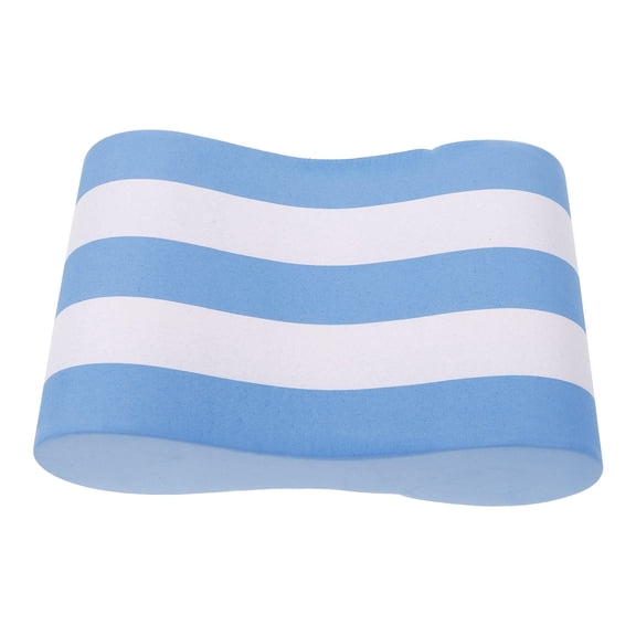 MUSEYA swim training float board Swim Training Leg Float EVA Blue and White 1Pcs