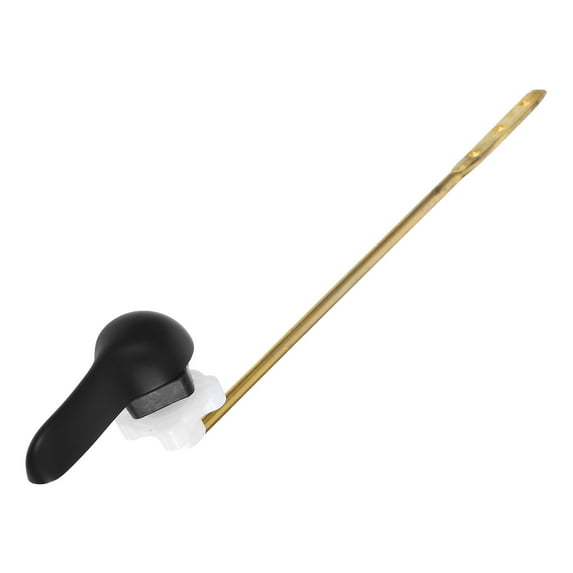 OATIPHO Toilet Handles Replacement Parts Black Alloy 1Set