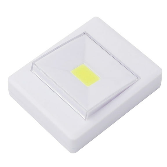 OATIPHO Portable Light Stick On COB LED Wall Light White 1Pack Plastic