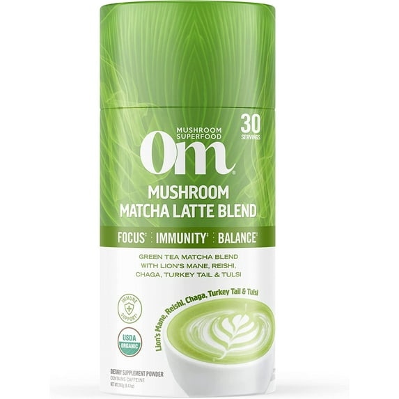 MUSHROOM MATCHA LATTE BLEND, 30 SERVING Pack Of 1
