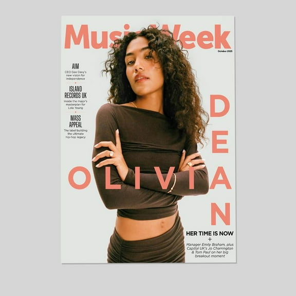 MUSIC POSTER OCTOBER 2025 OLIVIA DEAN Size 24''x36''-Gategoo