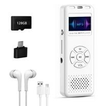 MUSICOZY 128GB MP3 Player,Portable Music Player with Built-in Speaker,Hi-Fi Lossless Sound Music MP3 Player for Voice Recorder,FM Radio,E-Book,AB Repeat mode with Earphones for Kids,Running Walking