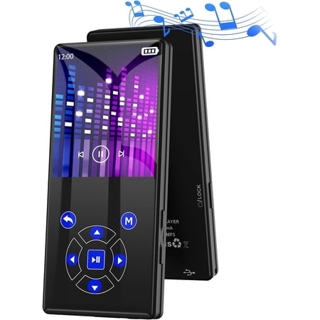 MUSICOZY 32GB MP3 Player,Touch Screen,Earphone,Portable Digital Music Player, Lossless HiFi Audio MP3 MP4 Player,Support FM Radio/Video/Recorder/E-Book, Supports up to 128GB for Studying Running