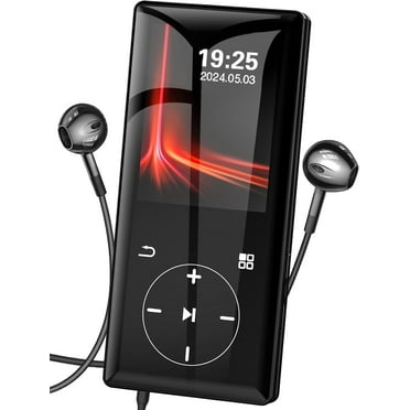 MUSICOZY 96GB MP3 Player with Bluetooth - Portable Mp3 Music Player with HiFi Speaker,2.4" Screen MP3 Player with Voice Recorder,FM Radio,Touch Buttons,Support up to 256GB SD Card For Sports