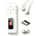 thumbnail image 1 of MUSICOZY Bluetooth MP3 Player with Built-in Speaker, 1.1 Inch Mini Digital Music Player, Portable Lossless Audio Player, Support TF Card, Voice Recorder, FM Radio for Students, Running, Travel, 1 of 14