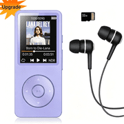 MUSICOZY MP3 Player with Bluetooth and 32GB,Hi-Fi Music Player with Built-in Speaker,Earphones,Voice-Activated Recording MP3 Players with FM/E-Book/Video,Suppor