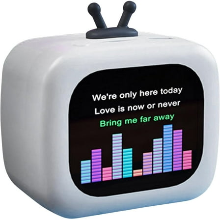 MUSICOZY Mini Bluetooth Speaker with Touch Screen,Portable Wireless TWS Small Speaker Hands-Free Call Stereo Sound for Office, Party Camping, House&Outdoor, Travel with Led Lights Speaker