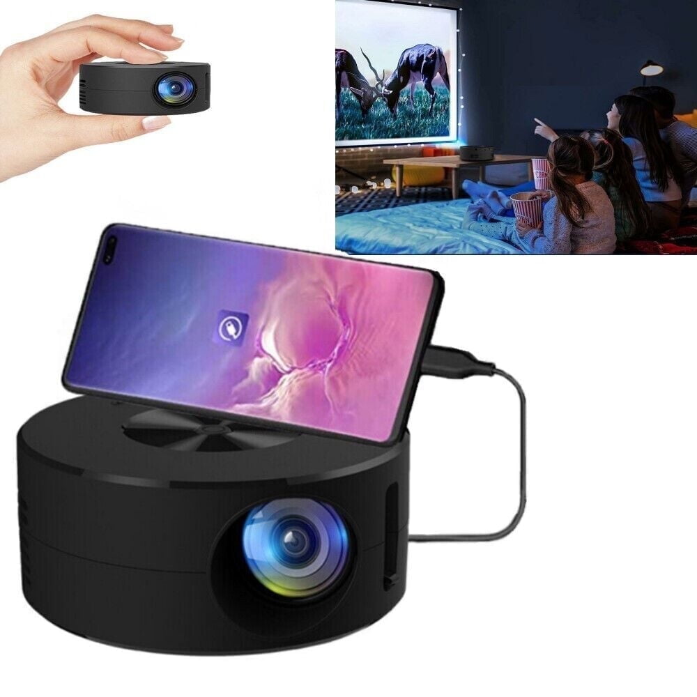 MINI VIDEO PROJECTOR 本体 Lukyamzn 1920 x 1080 Mini Projector-Full HD Supported Home Movie