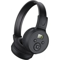 Rechargeable & Portable Personal FM Radio Headphones, Best Reception Foldable FM Headset Radio with Soft Ear Muffs, for Mowing, Jogging, Walking,Cycling, FM Receiver for School, Meeting