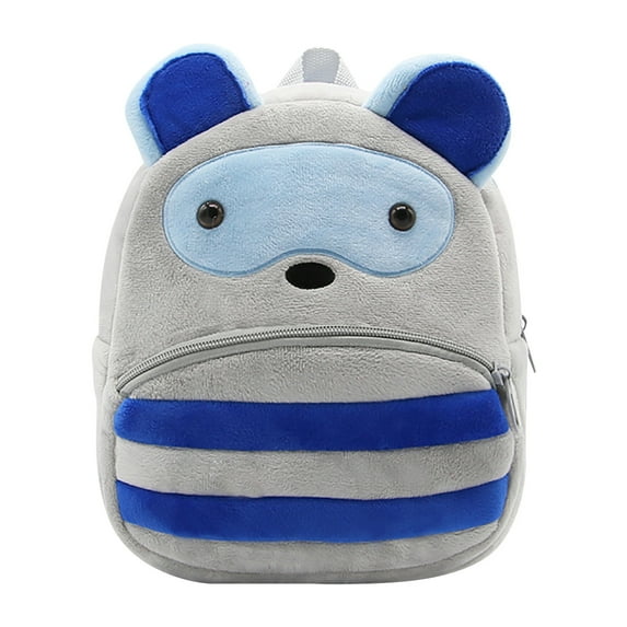 MUSOIE Animal Backpacks Engineering Vehicle Backpack Cute Soft Cartoon Plush Mini Bags Daypack