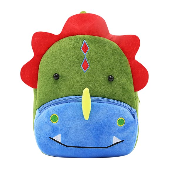 MUSOIE Animal Backpacks Engineering Vehicle Backpack Cute Soft Cartoon Plush Mini Bags Daypack