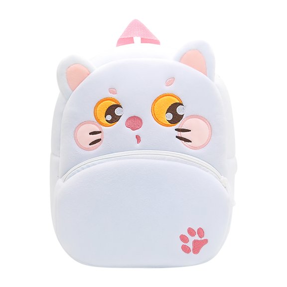 MUSOIE Animal Backpacks Engineering Vehicle Backpack Cute Soft Cartoon Plush Mini Bags Daypack