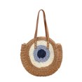 thumbnail image 1 of MUSOIE Beach Bag for Women Straw Bag Vacation Summer Tote Bag Woven Shoulder Purses Handbag, 1 of 2