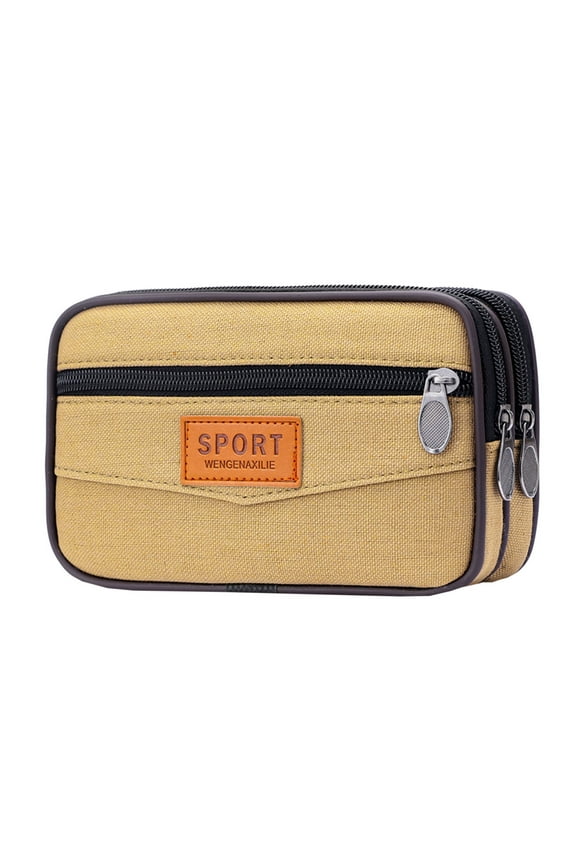 Belt Bag Coin Purse Wallet for Men Women Waist Pack Cell Phone Zipper Case Pouch
