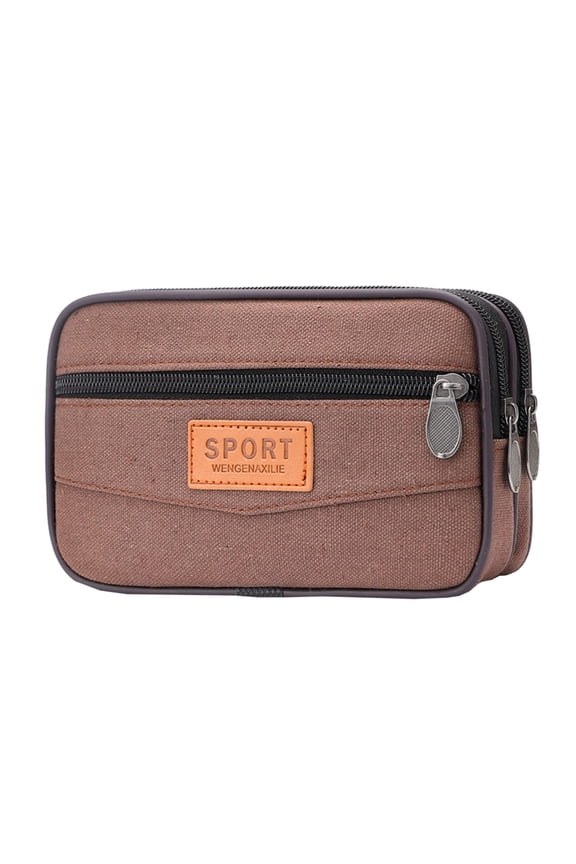 Belt Bag Coin Purse Wallet for Men Women Waist Pack Cell Phone Zipper Case Pouch