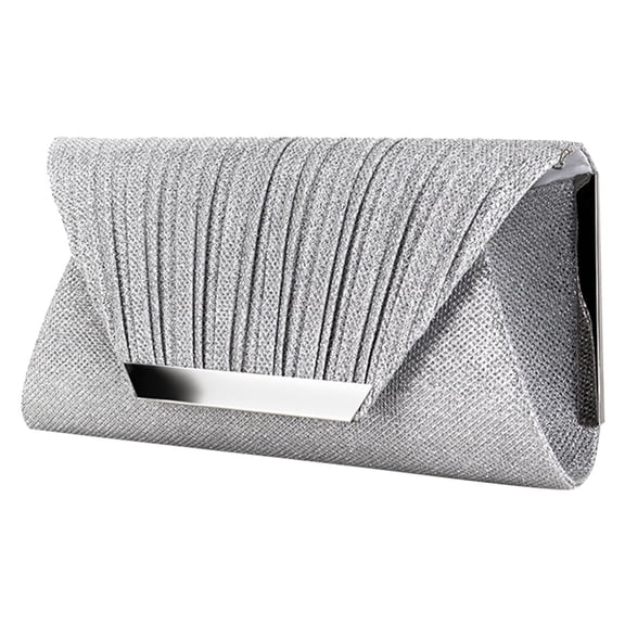 MUSOIE Clutch Purses for Women Evening Bag Envelope Clutch with Detachable Chain Sparkly Elegance