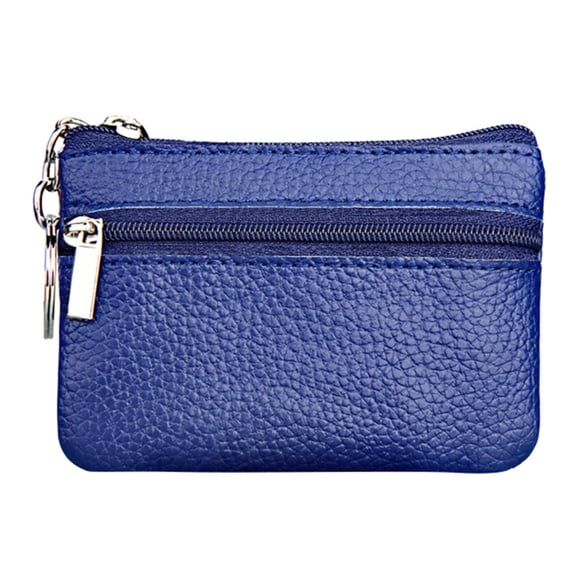 MUSOIE Coin Purse with Key Chain Small Change Purse Card Holder Pouch Wallet for Women and Men