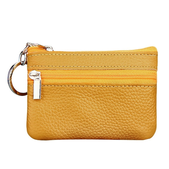 MUSOIE Coin Purse with Key Chain Small Change Purse Card Holder Pouch Wallet for Women and Men