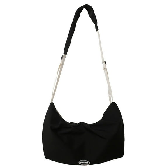 MUSOIE Crescent Crossbody Bags for Women Nylon Slouchy Sling Bag Shoulder Cross Body Purses