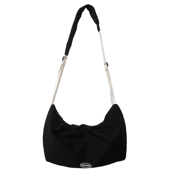 MUSOIE Crescent Crossbody Bags for Women Nylon Slouchy Sling Bag Shoulder Cross Body Purses