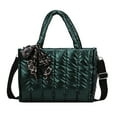 thumbnail image 1 of MUSOIE Crossbody Bag for Women Quilted Tote Bag Puffy Weekender Overnight Bag Nylon Shoulder Handbag, 1 of 5