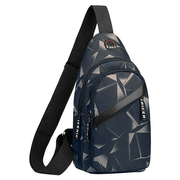 MUSOIE Crossbody Bags for Women Men Trendy Sling Bag Casual Chest Bag with Adjustable Shoulder Strap