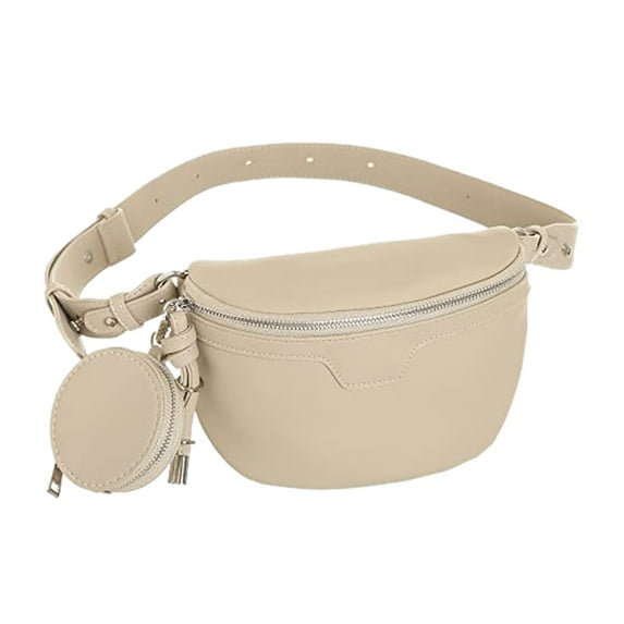 MUSOIE Fanny Pack Crossbody Bags for Women with Purses Trendy Sling Bag Large Travel Belt Bag
