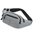 thumbnail image 1 of MUSOIE Fanny Pack for Women Men Crossbody Belt Bag with 4-Zipper Pockets Adjustable Waist Bag Pack, 1 of 9