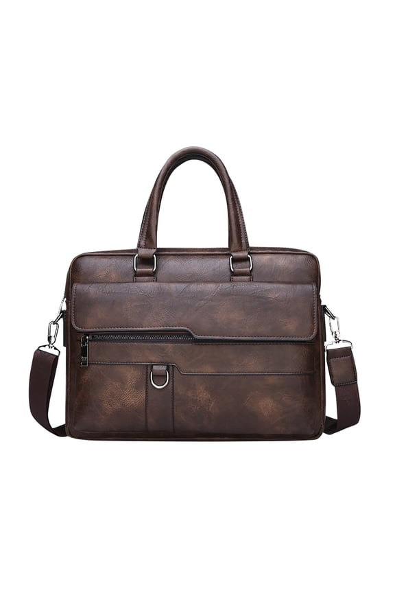 Leather Messenger Bag for Men Laptop Bag Briefcase Vintage Handbag Shoulder Bag