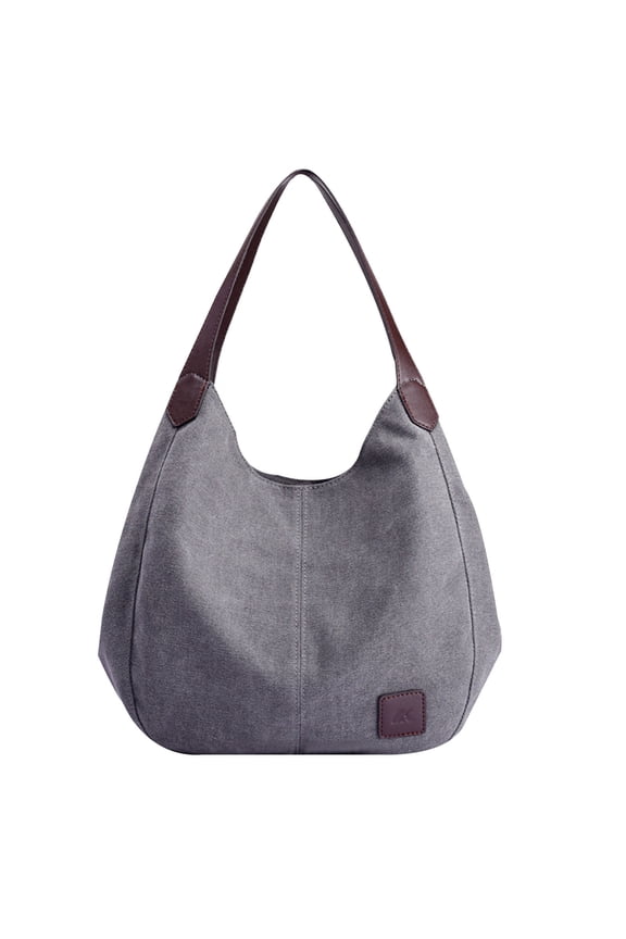 Handbags Canvas Crossbody Bags for Women Multi Compartment Tote Purse Medium Satchel