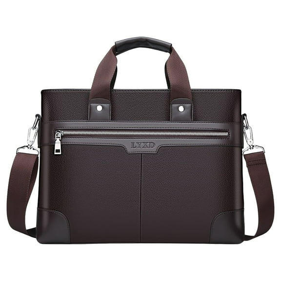 MUSOIE Laptop Bag Briefcases for Men Water Resistant Crossbody Shoulder Office Computer Bag for Work