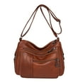 thumbnail image 1 of MUSOIE Large Crossbody Bags for Women Multi Pockets Shoulder Bags Soft Vintage Vegan Leather Purses, 1 of 9