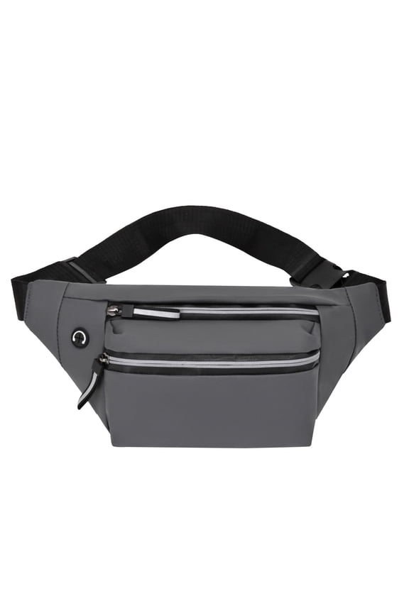 Large Crossbody Fanny Pack for Men Women Water Resistant Nylon Waist bag for Workout