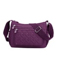 thumbnail image 1 of MUSOIE Large Quilted Crossbody Purses for Women Waterproof Nylon Cell Phone Purse Shoulder Bag, 1 of 5